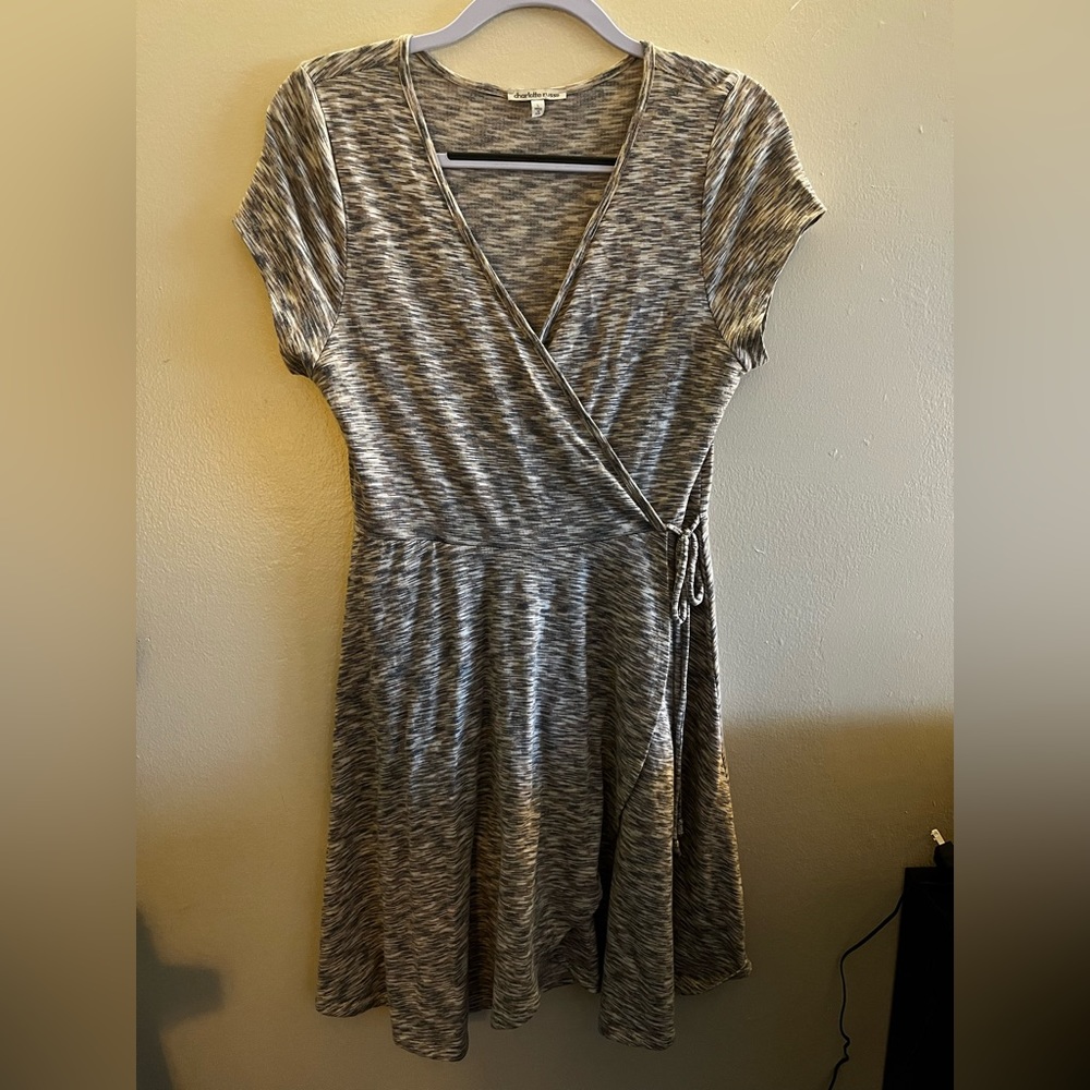 Charlotte Russe Wrap Skater Dress